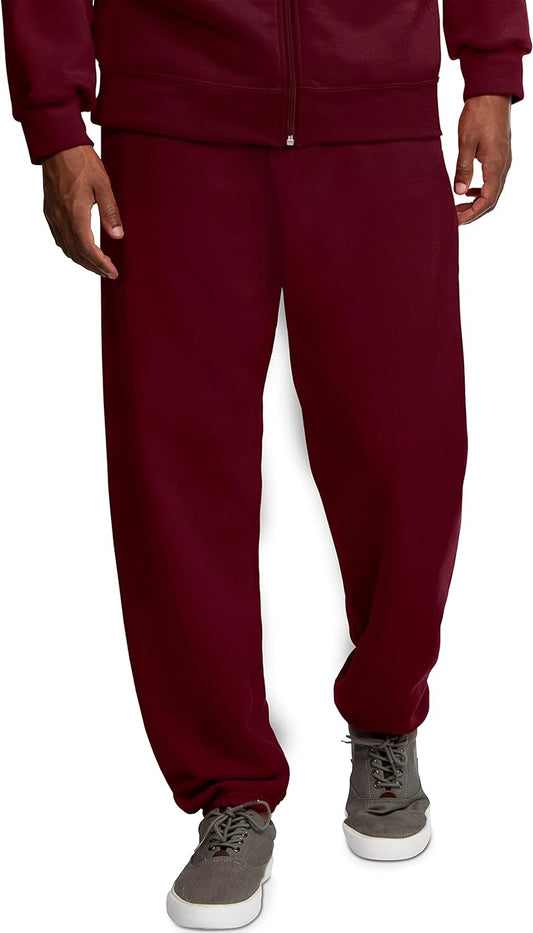 Eversoft Fleece Elastic Bottom Sweatpants with Pockets, Relaxed Fit, Moisture Wicking, Breathable