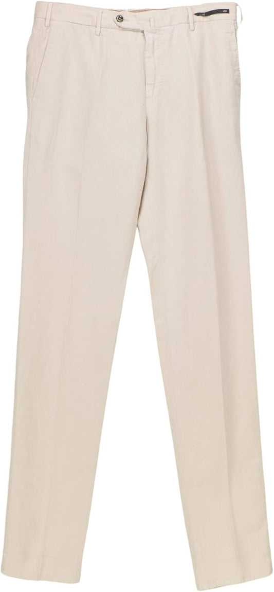 Men'S Sand Slim Fit Linen and Cotton Cocktail Premiere Pants & Capri - 48