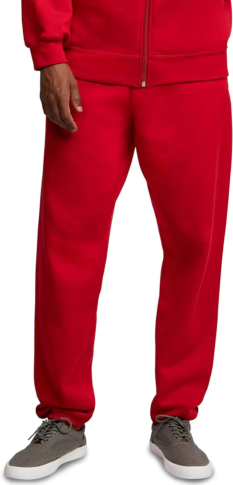 Eversoft Fleece Elastic Bottom Sweatpants with Pockets, Relaxed Fit, Moisture Wicking, Breathable